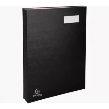 Exacompta 57021E Lever Arch File A4 Cardboard Black 80 mm Spine