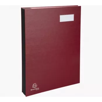 Exacompta 57025E Signature Book A4, sarkans