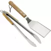 Campingaz Grillbesteck Duo lāpstiņa un grila pincetes - nerūsējošā tērauda BBQ instrumentu komplekts