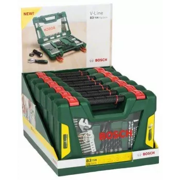 Bosch V-Line 83-Piece TiN Drill Bit and Screwdriver Bit Set (2607017309)