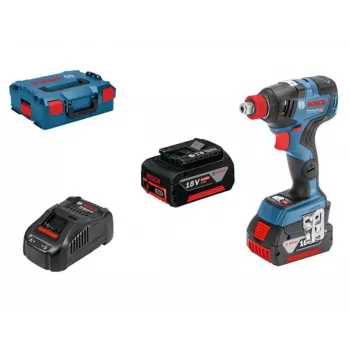 Bosch GDX 18V-200 C Professional bezvadu triecienskrūvgriezis/uzgriežņu atslēga 18V 2 baterijas komplektā