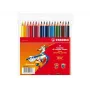 STABILO Trio krāsu zīmuļi, 4.2 mm, dažādās krāsās, 18 gab.