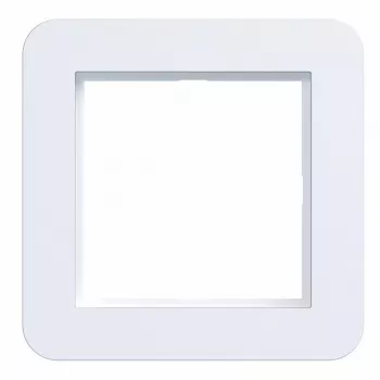 HAGER WAD7100WM Pārsega rāmis 1-vietīgs C.1 Light White Matt