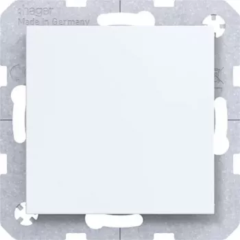 Hager WAF1001WM Aklais vāks ar centrālo daļu, Polar White