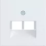 Hager Central Piece Ax/Cx Light White Matt WAF1108WM