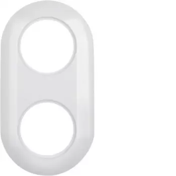 Hager WTD3200WG rāmis 2-vietīgs Serie 1930 Polar White Glossy
