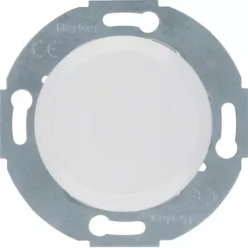 Hager WTF1001PW1 Aklais vāks ar centrālo plāksni 1930/Glas Polar White