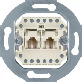 Hager WDF41083 UAE Socket 8/8-pin Module Insert White