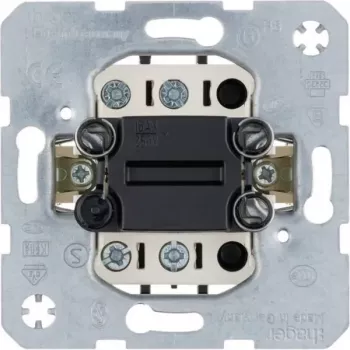 Hager WDE303212 2-Polu Slēdža Ieliktnis Virsmas Montāžai 16 AX 250 V AC