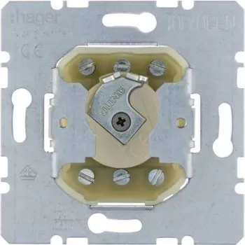 Hager Key Switch Insert 2-Pole Flush-Mounted for Profile Half-Cylinder WDE382610