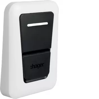 Hager XVS130 Seguma plāksne Traffic White kontaktligzdai