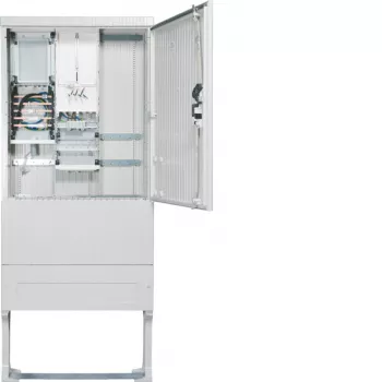 Hager ZAS207BD15A Meter Connection Column 207 Base 1 Meter 3 Fuses 5-Pole + APZ
