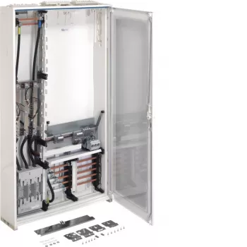 Hager FP93W1N Strāvas transformatoru uzskaites skapis, 3 lauki, 1 uzskaites punkts, IP44, RAL 9010
