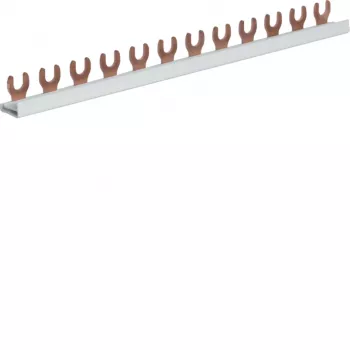 Hager KDN163A fāzes kopne 1 polu, dakšveida savienojums 10 mm², 63 A, 12 moduļi
