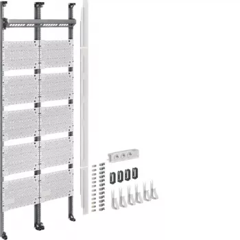 Hager UF521NW universZ Multimedia Complete Field 2-Field 1350mm ar 12x RJ45 Patch Moduļiem