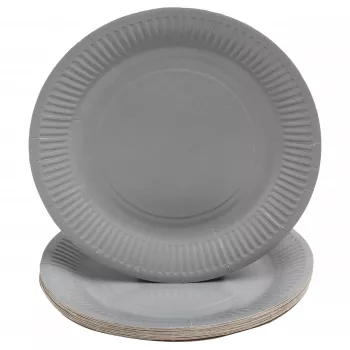 PROnappe 20 Paper Plates Ø 23,0 cm White