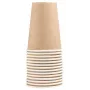 PROnappe 15 kartona krūze 200 ml, Kraft (89109I)