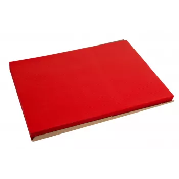 PROnappe Vienreizējās lietošanas galda paklājs 400 x 300 mm Sarkans Reljefs Viegli satinēts papīrs 52 g/m²