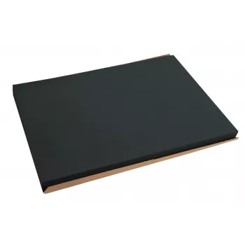 PROnappe Disposable Placemat 400 x 300 mm Black Embossed Slightly Satinized Paper