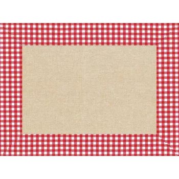 PROnappe 400 Placemat Linen Vichy Multicolored 30.0 x 40,0 cm