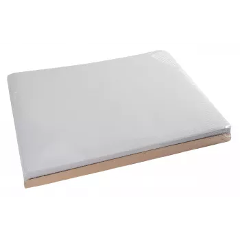 PROnappe Disposable Placemat 400 x 300 mm Matt White Embossed Paper 52 g/m²