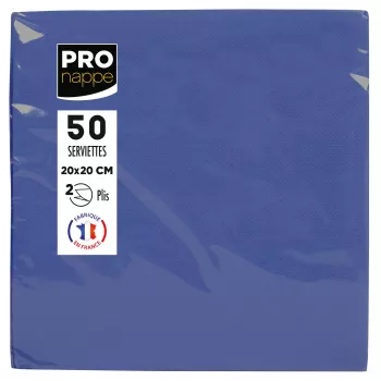PROnappe Salvetes Navy Blue 2-kārtu 20.0 x 20,0 cm 50 gab.