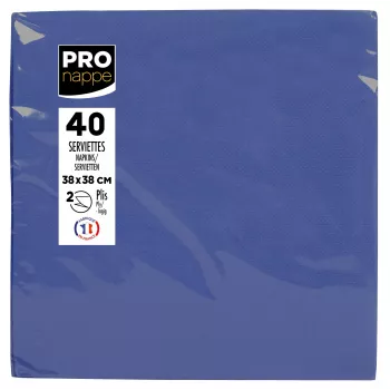 PROnappe Salvete Navy Blue 2-Ply 19.0 x 19,0 cm 40 gab.