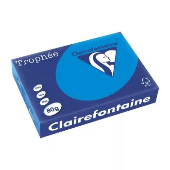 Clairefontaine Trophee Intensiv Copy Paper A4 80g 500 Sheets Caribbean Blue