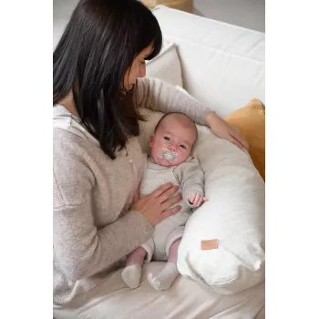 Beaba Big Flopsy grūtnieču un barošanas spilvens Linen Natural