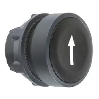 APC ZB5AA335 Harmony XB5 uzspiedējpogas galviņa, melna, plastmasa, 22 mm montāža, IP69K