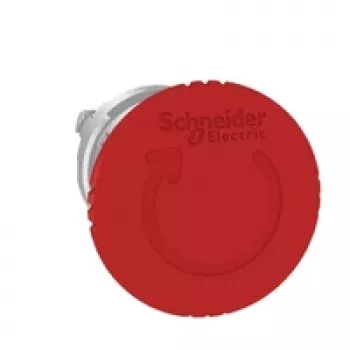 Schneider Electric Avārijas Apturēšanas Poga ZB4BS844 40 mm Sarkana Sēņu Galva