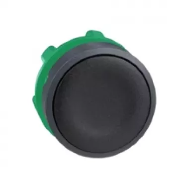 Schneider Electric ZB5AA2 Ieliekamā spiedpogas galviņa, melna, 22mm, Harmony XB5