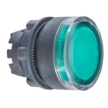 Schneider Electric Harmony XB5 iegremdēta spiedpogas iedarbinātājs zaļš ZB5AW333