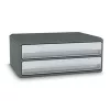 CEP Office Solution MoovUp Drawer Box Light Grey DIN A4 Landscape ar 2 atvilktnēm
