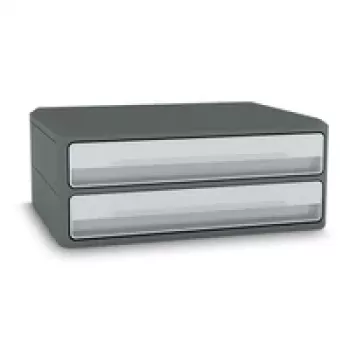 CEP Office Solution MoovUp Drawer Box Light Grey DIN A4 Landscape ar 2 atvilktnēm