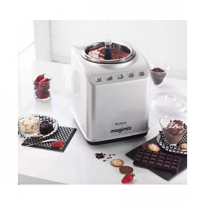 Magimix Gelato Expert saldējuma ražotājs 11680RW 2x2L iebūvēta dzesēšanas sistēma