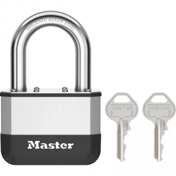 Master Lock Elite 67mm Laminated Steel Padlock ar 38mm Važas Kātu, 5-Pin Cilindrs