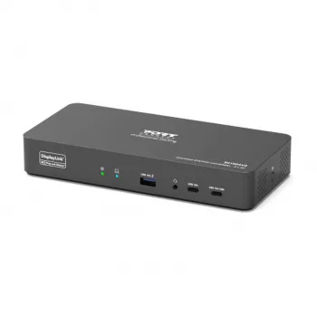 PORT Designs Universal USB-C Docking Station with 2x 4K Display Support