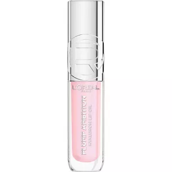 L'Oréal Plump Ambition Lip Oil ar hialuronskābi 101 Crystal Clear 5ml