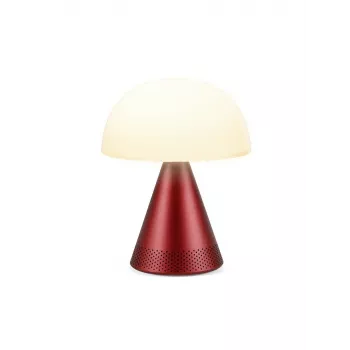 Lexon Mina Audio L LED Lamp with Bluetooth Speaker Dark Red LH76DR