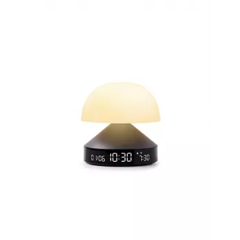 Lexon Mina Sunrise modinātājpulkstenis ar lampu, Gun Metal / Dark Grey, LR153MX
