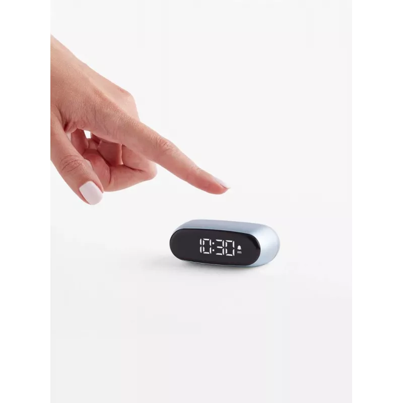Lexon Minut Mini Digital Alarm Clock Light Blue LR154LB1