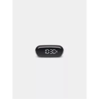 Lexon Minut Mini Alarm Clock Gun Metal LR154X