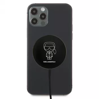 Karl Lagerfeld MagSafe Compatible Wireless Charger 15W Black