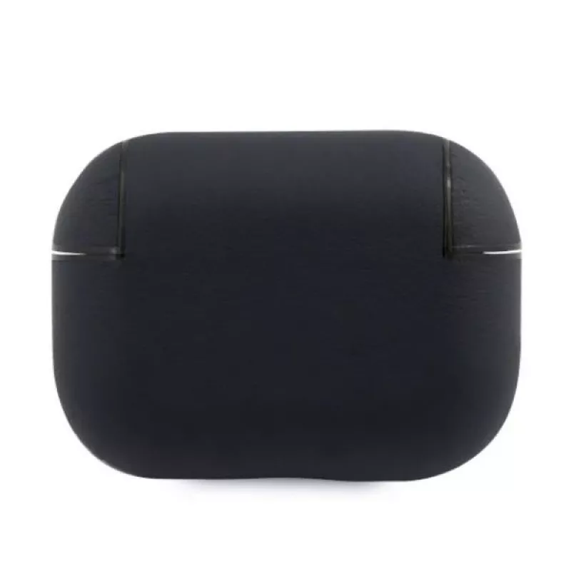 BMW AirPods Pro Cover Navy īstas ādas apvalks ar sudraba logotipu