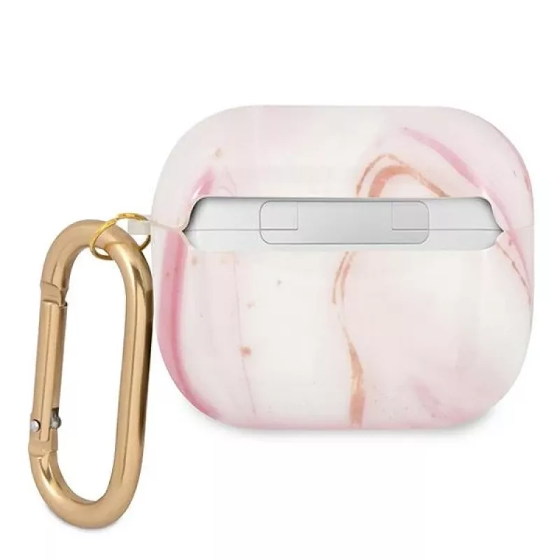 Guess GUA3UNMP AirPods 3 vāciņš Pink Marble Collection