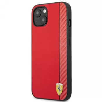 Ferrari On Track Carbon Stripe Hard Case Apple iPhone 13 mini 5,4 inch Sarkans