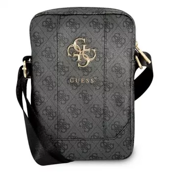 Guess 4G Big Metal Logo Tablet Bag - Grey
