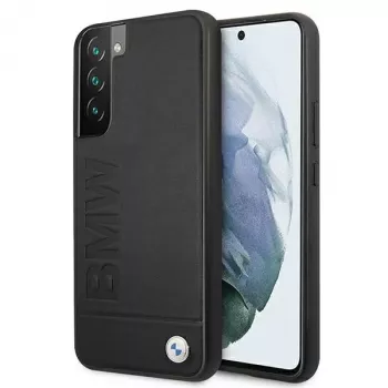 BMW Hardcase Samsung Galaxy S22+ Melns Signature Logo Imprint