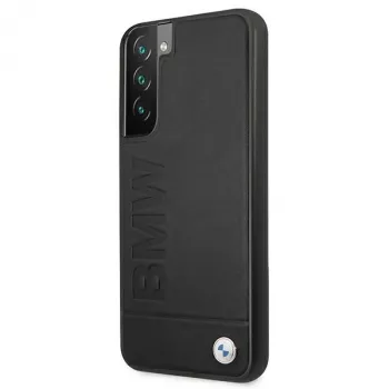 BMW Hardcase Samsung Galaxy S22+ Melns Signature Logo Imprint